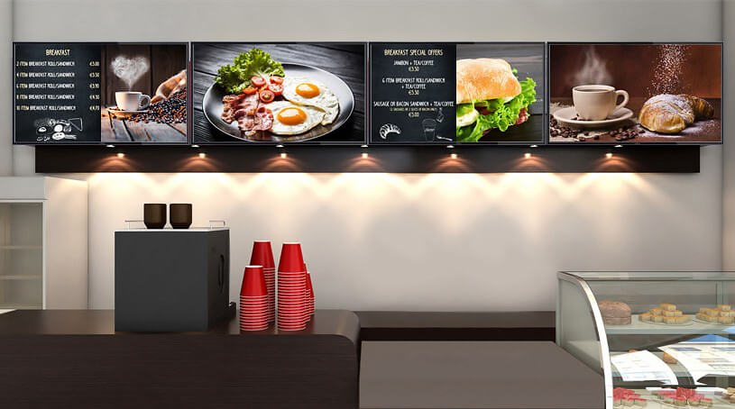 Menu board Samsung 4x32